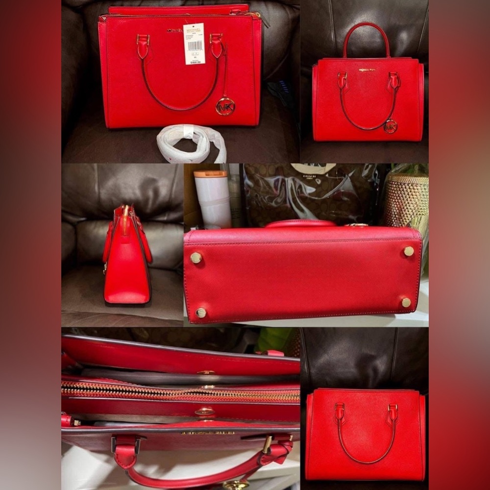 MICHAEL Kors Scarlet Satchel NWT - Picture 3 of 14